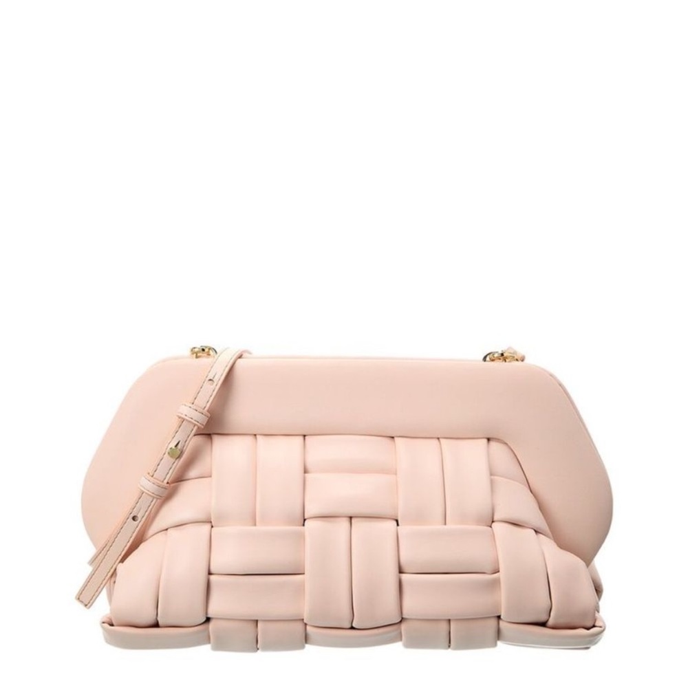 Themoire Bios Woven Shoulder Bag, Pink